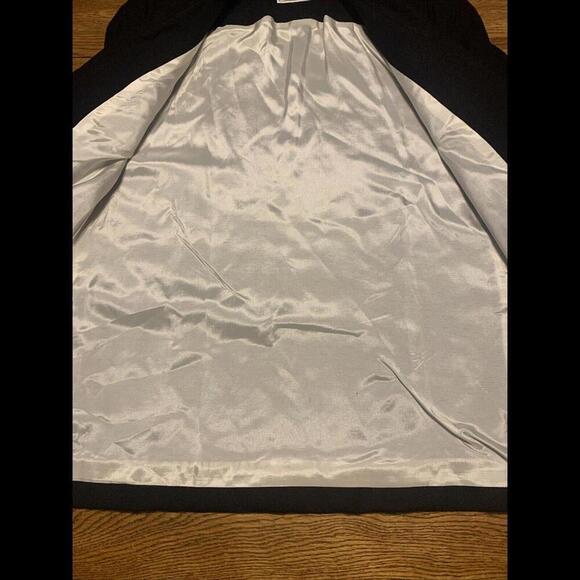 VTG 80s Oversized Antonia Black Blazer Rhinestones Womens Sz 8 Preppy Jazzy - Picture 6 of 14